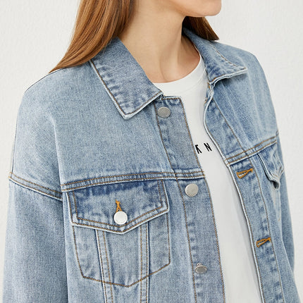 Women's Minimalism Denim Jacket - Wnkrs