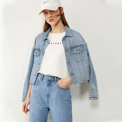 Women's Minimalism Denim Jacket - Wnkrs