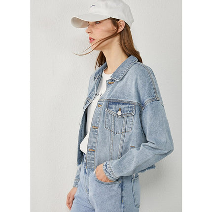 Women's Minimalism Denim Jacket - Wnkrs