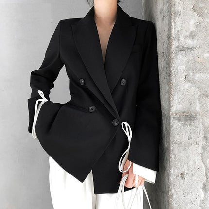 Women Black Tailored Blazer - Wnkrs