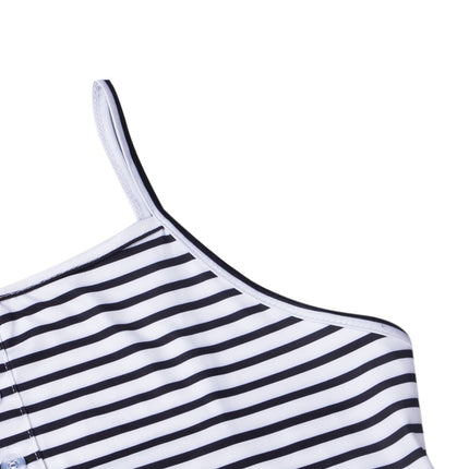 Women's Striped Crop Top and Shorts 2 Pcs Set - Wnkrs