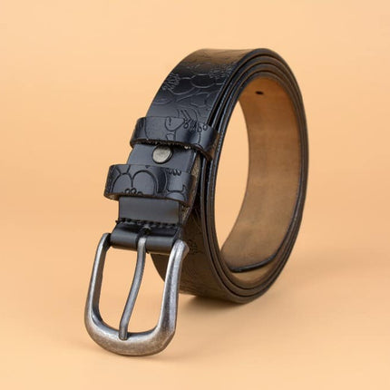 Vintage Floral Genuine Leather Women's Belt - Wnkrs