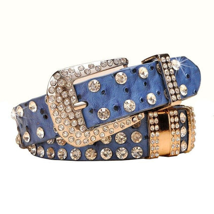 Women's Rhinestone Belts - Wnkrs