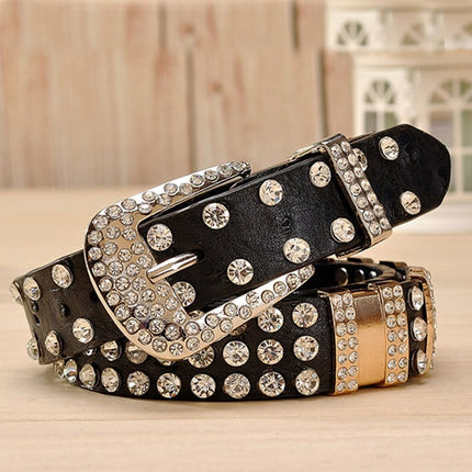 Women's Rhinestone Belts - Wnkrs