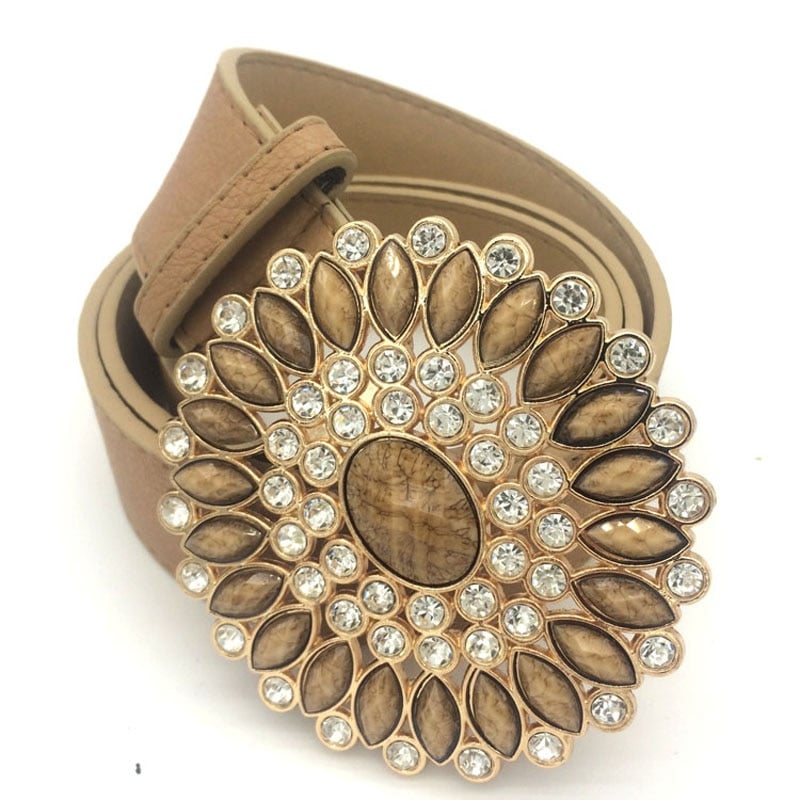 Women's Vintage Gold Waist Belt