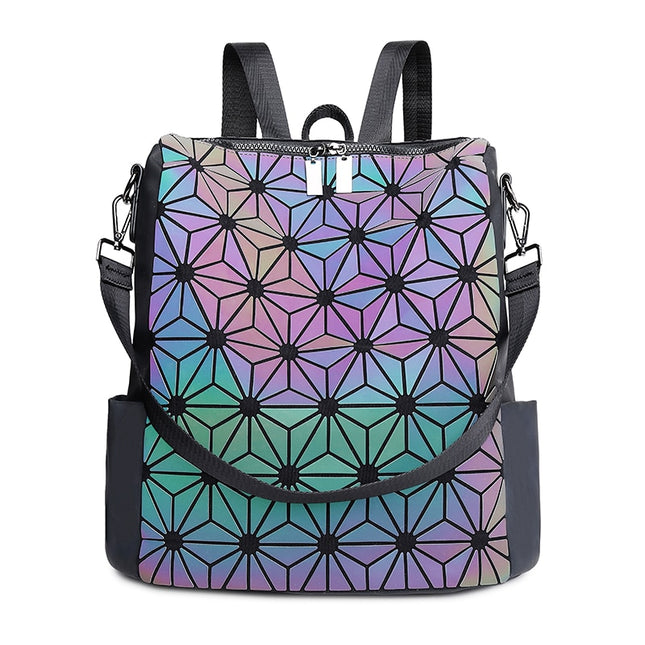 Women's Mosaic Design Luminous Travel Backpack