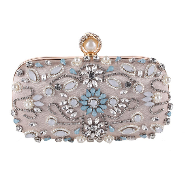 Women's Crystal Beaded Evening Handbag