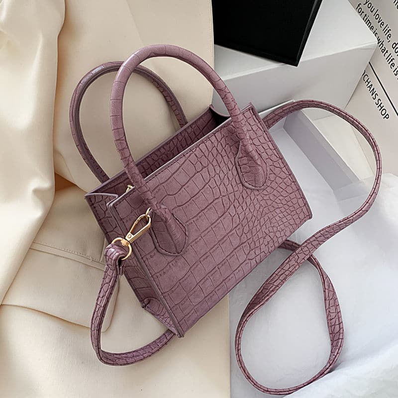 Crocodile Pattern Bag for Women
