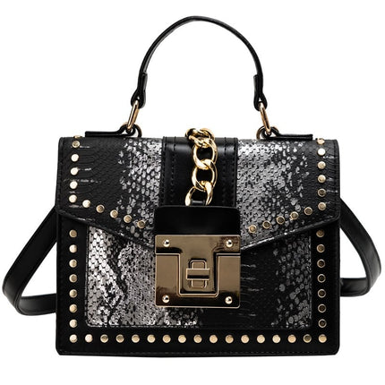 Women's Chain Detail Top-Handle Bag - Wnkrs