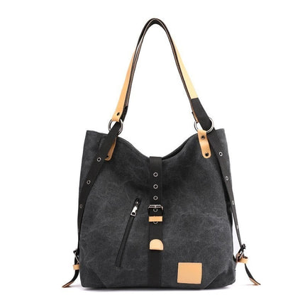 Fashion Solid Women's Canvas Shoulder Bag - Wnkrs