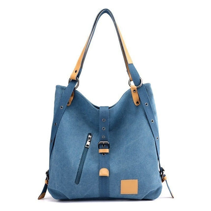 Fashion Solid Women's Canvas Shoulder Bag - Wnkrs