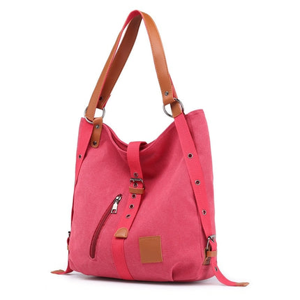 Fashion Solid Women's Canvas Shoulder Bag - Wnkrs