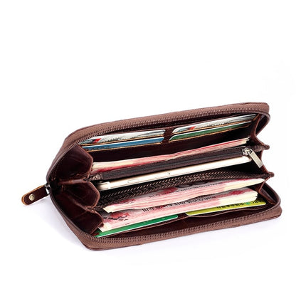 Casual Women's Genuine Leather Long Wallet - Wnkrs