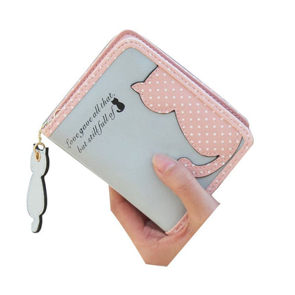 Women's Cute Cat Printed Wallet - Wnkrs
