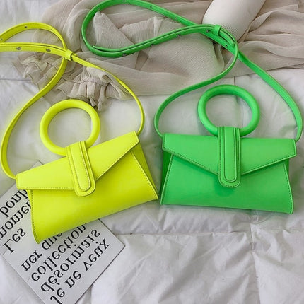 Women's Fluorescent Color Mini  Crossbody Bag - Wnkrs