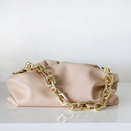 Women's Oversized Chain Shoulder Bag - Wnkrs