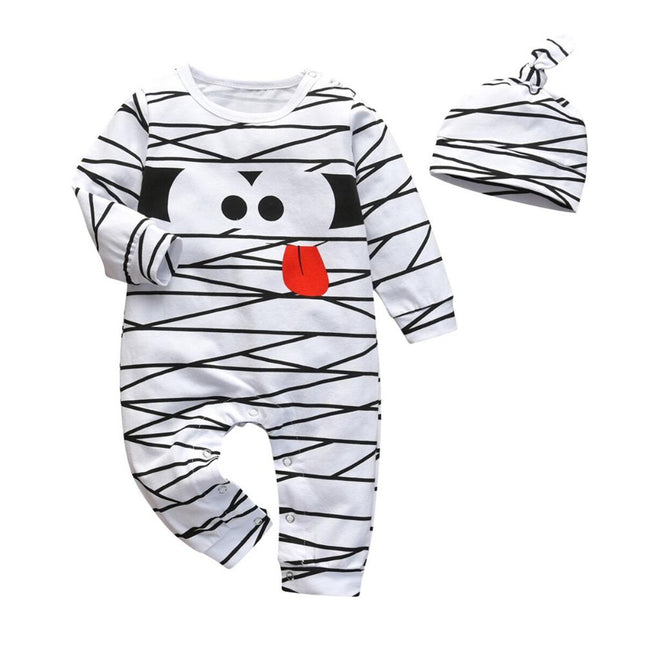 Baby's Creative Romper with Beanie