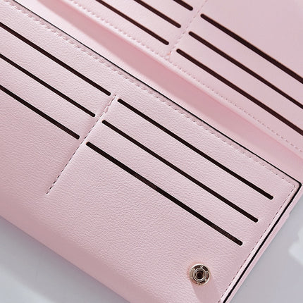 Women's Solid Color Elegant Wallet - Wnkrs