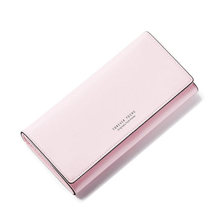 Women's Solid Color Elegant Wallet - Wnkrs