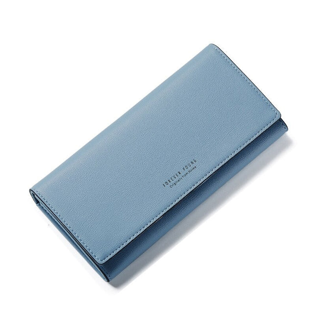 Women's Solid Color Elegant Wallet - Wnkrs