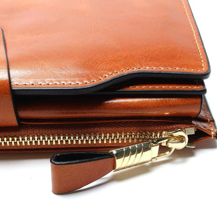 Women's Leather Long Wallet - Wnkrs