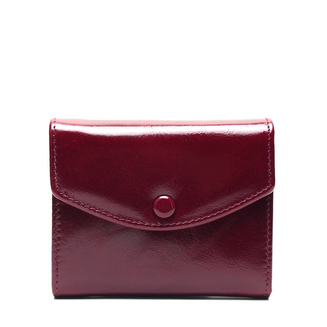 Women's Oil Wax Leather Wallet - Wnkrs