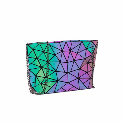 Women's Geometric Patterned Crossbody Bag - Wnkrs