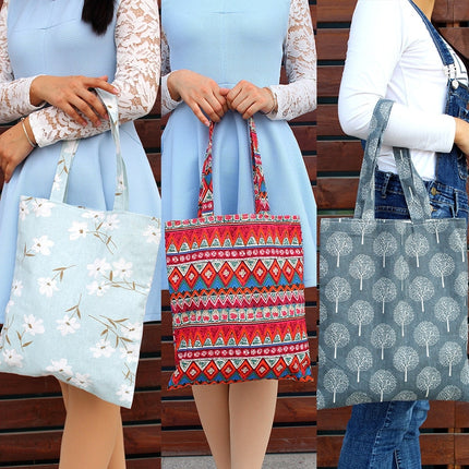 Women's Patterned Casual Tote Bag - Wnkrs