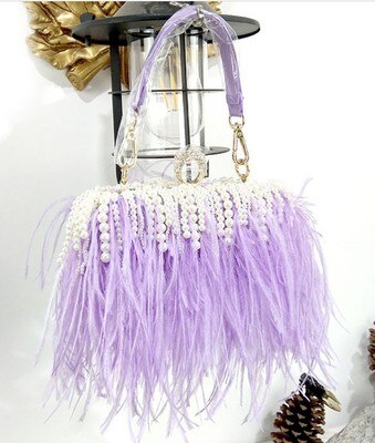 Women's Luxury Fur Clutch Bag - Wnkrs