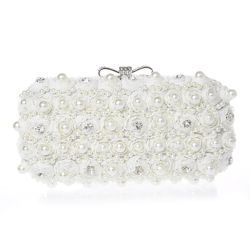 Women's Pearl Embellished Evening Bag