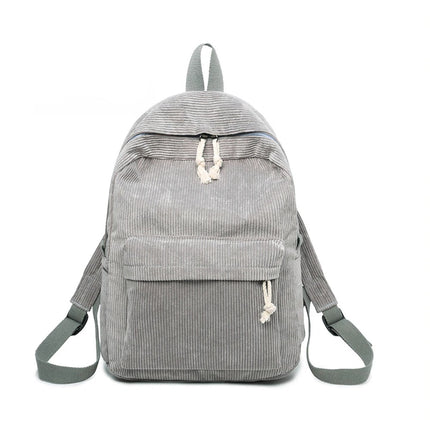 Women's Casual Corduroy Backpack - Wnkrs