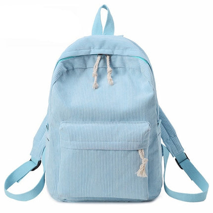 Women's Casual Corduroy Backpack - Wnkrs