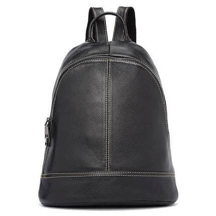 Women's Stitched Leather Style Backpack - Wnkrs