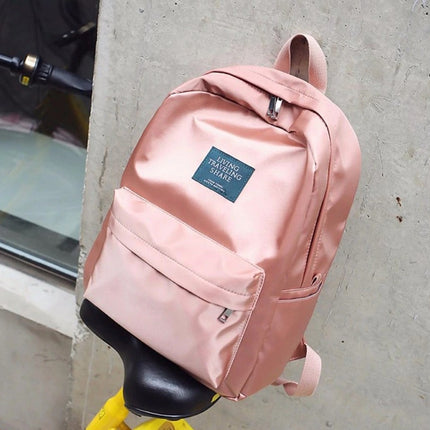 Women's Metallic Color Travel Backpack - Wnkrs