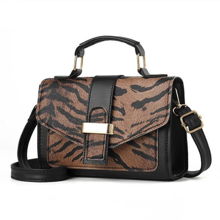 Women's Leopard Printed Handbag - Wnkrs