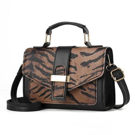 Women's Leopard Printed Handbag - Wnkrs