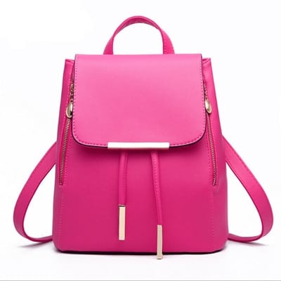 Women's Office Leather Backpack - Wnkrs