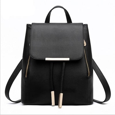 Women's Office Leather Backpack - Wnkrs