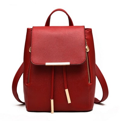 Women's Office Leather Backpack - Wnkrs