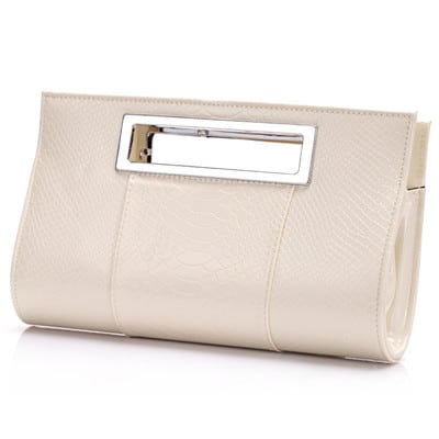 Women's PU Leather Alligator Design Clutch - Wnkrs