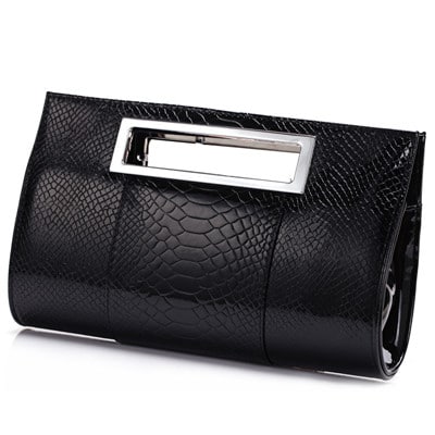 Women's PU Leather Alligator Design Clutch - Wnkrs