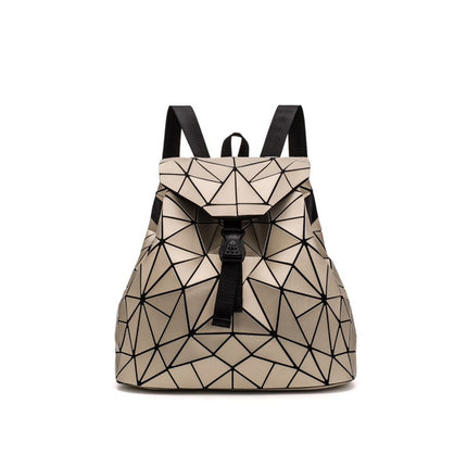 Women's Geometric Drawstring Backpack - Wnkrs
