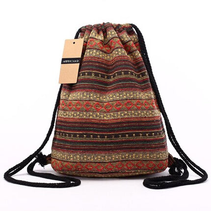 Women's Boho Printed Backpack - Wnkrs