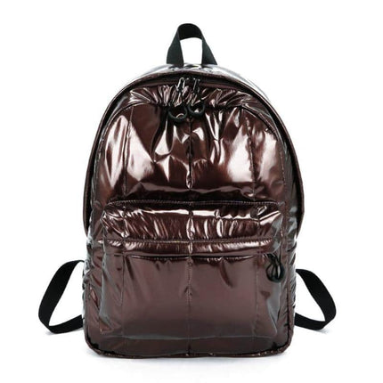 Women's Metallic Color Backpack - Wnkrs