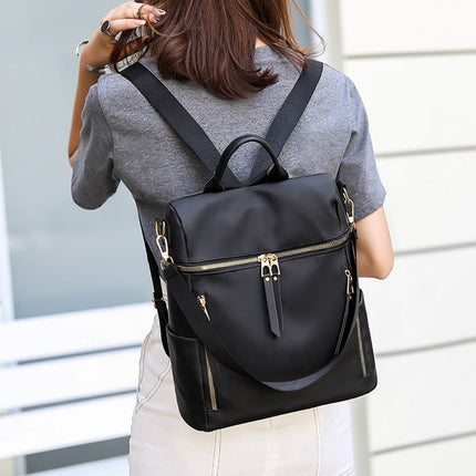 Women's Casual Waterproof Backpack - Wnkrs