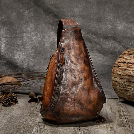 Women's Flower Embossed Leather Backpack - Wnkrs