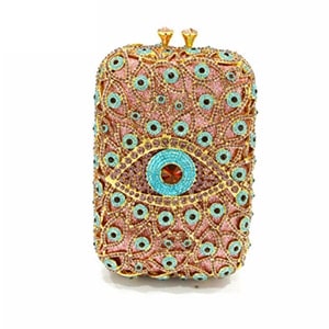 Women's Stylish Pearled Mini Evening Bag - Wnkrs