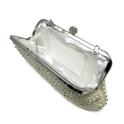 Women's Retro Pearled Mini Evening Bag - Wnkrs
