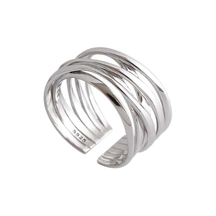 925 Sterling Silver Open Ring - wnkrs
