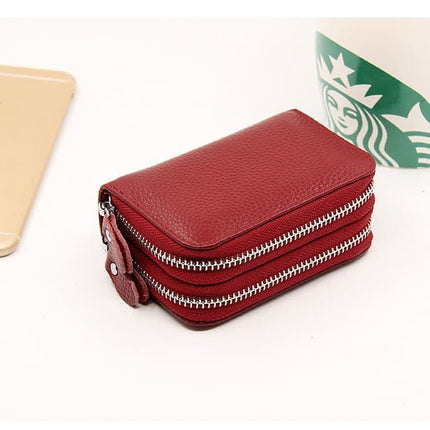 Business Colorful Women's Genuine Leather Wallet - Wnkrs